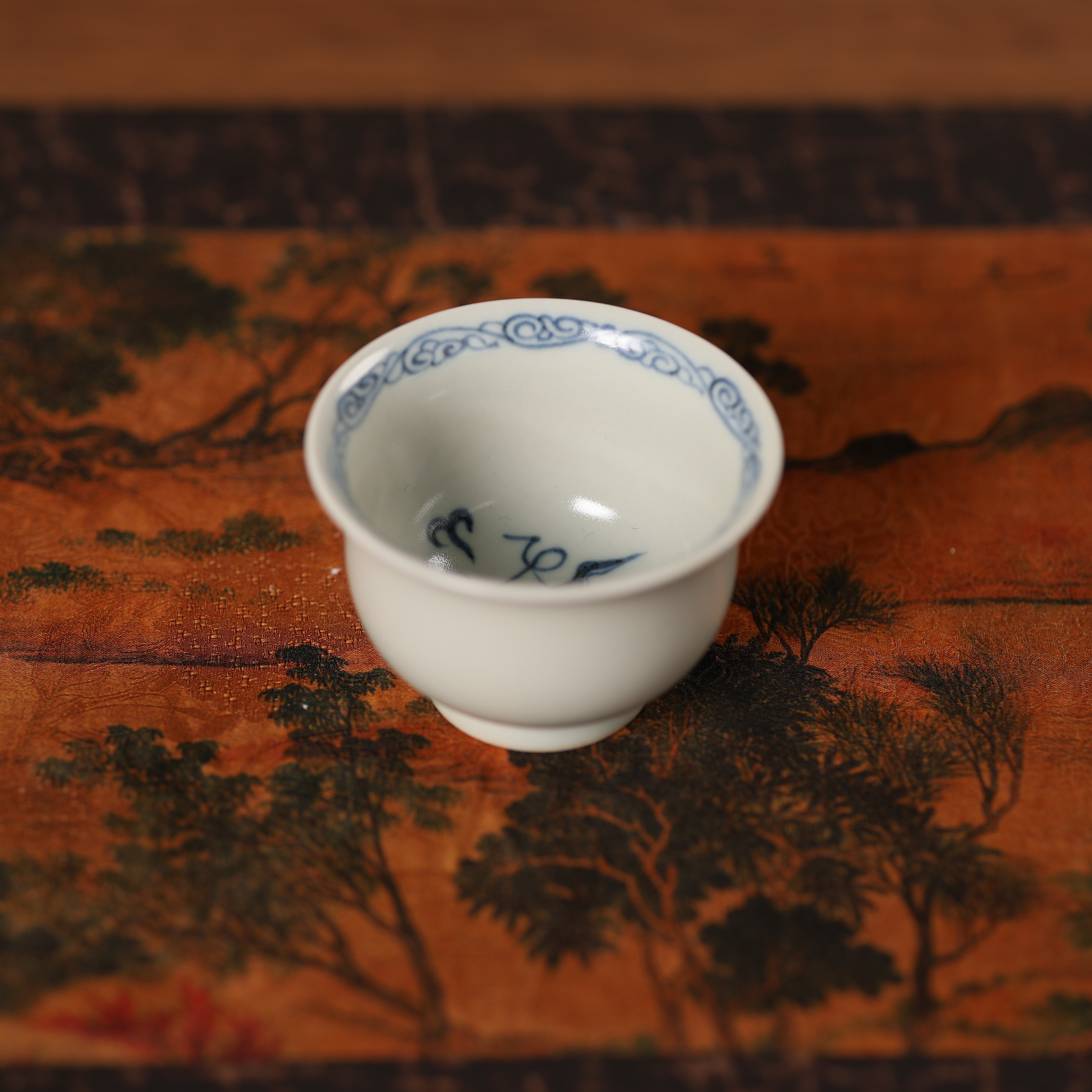 翁宿茶具茶杯大道至简太极葫芦杯