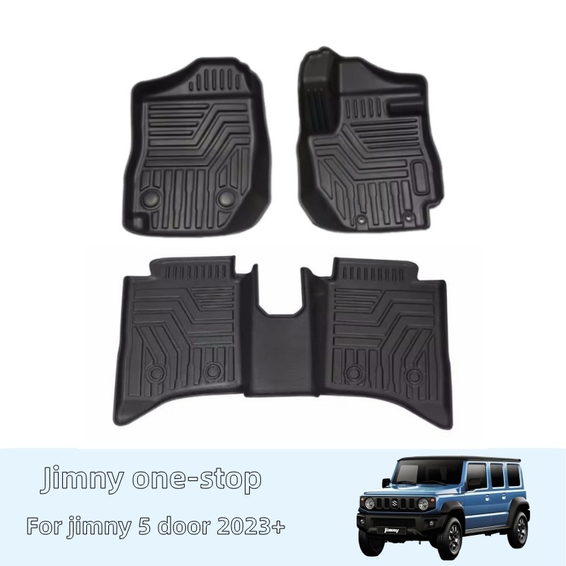适用于2023+ 5门铃木吉姆尼防水防滑右舵全包式3D脚垫JC74 JB74xl