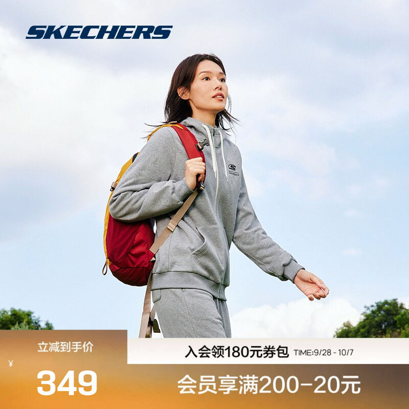 斯凯奇运动卫衣套装新款