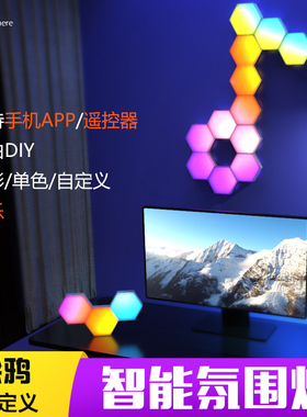 SignalRgb ARGB 次世代电竞氛围灯智能奇光板背景墙量子灯蜂窝灯