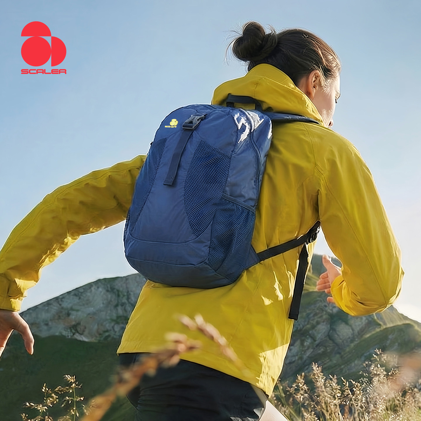 思凯乐户外登山包男女折叠背包22升徒步双肩收纳差旅超轻皮肤包