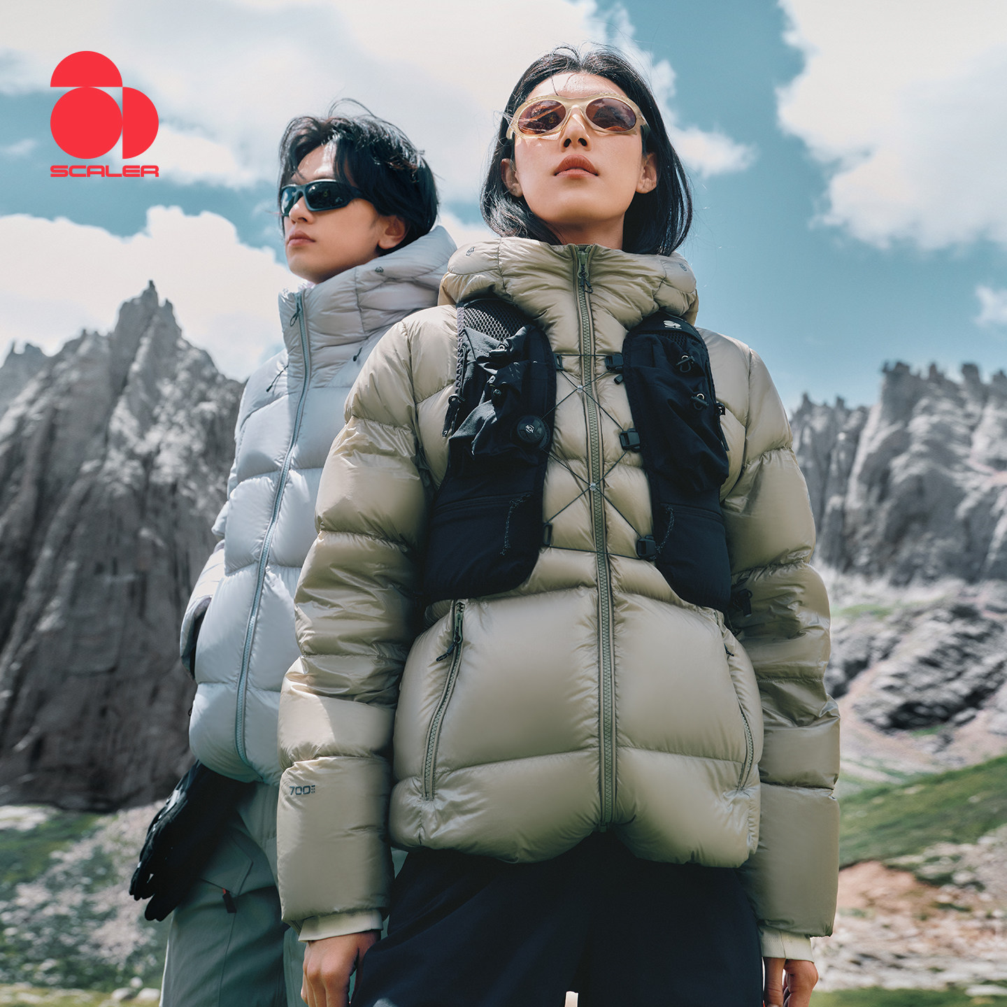 【云暖】思凯乐户外鹅绒羽绒服男女同款700蓬防寒徒步登山外套
