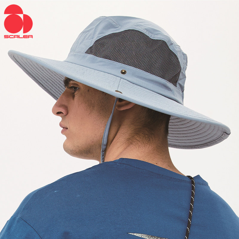 思凯乐奥莱防晒帽户外夏季男女速干透气遮阳徒步登山钓鱼大檐帽子