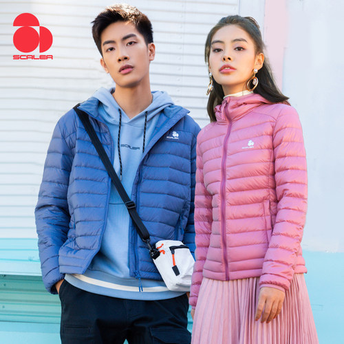 思凯乐户外轻薄羽绒服男女登山服