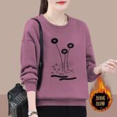 清仓捡漏亏本特价 外穿上衣 大码 处理 加绒加厚圆领春秋卫衣女韩版