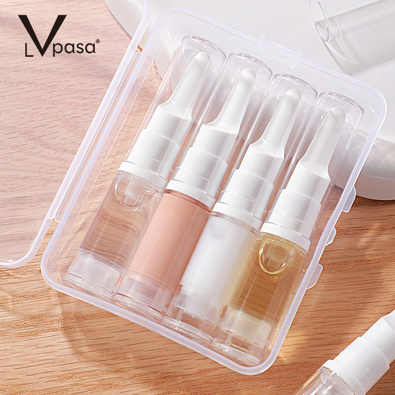 真空便携式旅行分装瓶喷雾乳液瓶套装按压式水乳粉底液小样化妆品