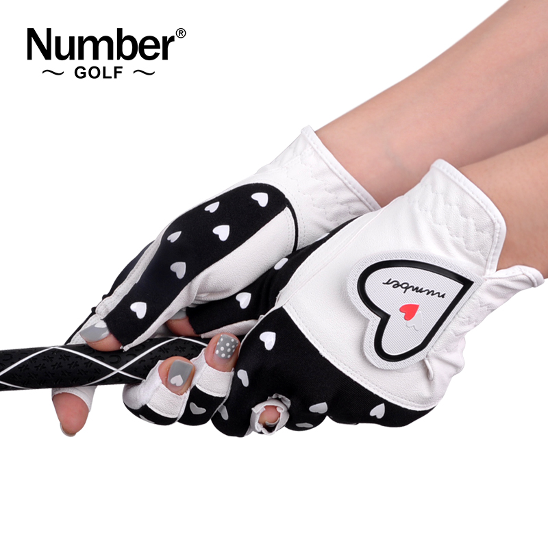 Number正品高尔夫女手套防滑防晒