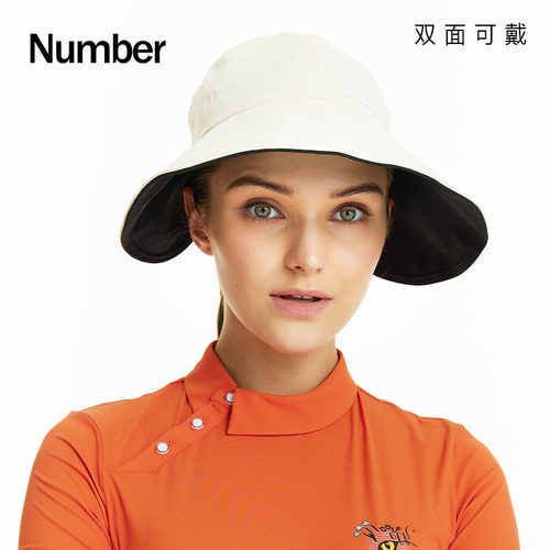 【新品】Number高尔夫遮阳防晒帽golf帽男女通用  双面可带 054