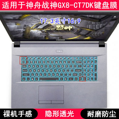适用神舟战神GX8-CT7DK键盘保护膜17.3寸笔记本电脑按键可爱防尘