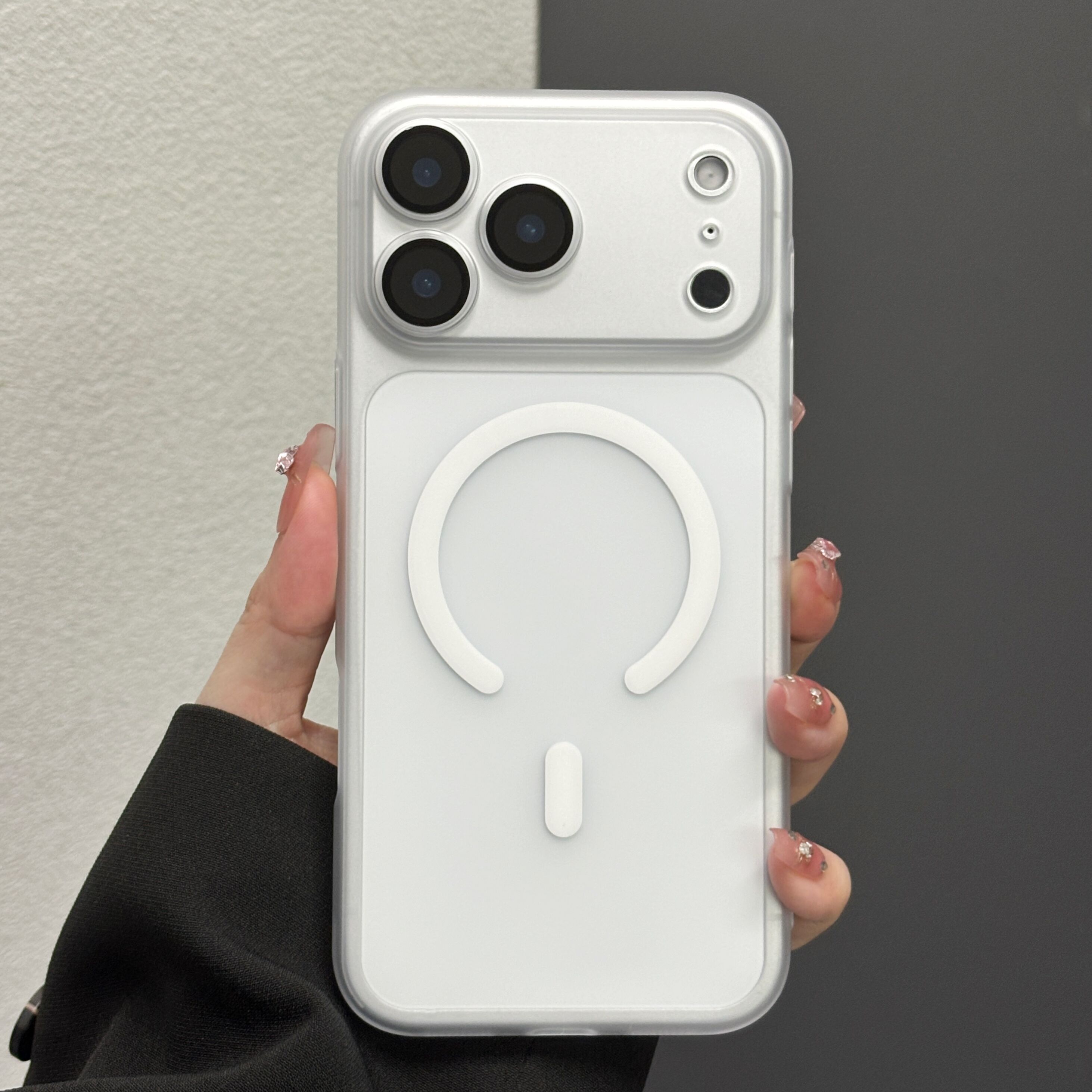 冰雾磨砂适用于苹果16Pro手机壳iPhone17promax新款15pm磨砂13Pro镜头全包14防摔高级感12外壳透明保护套男女