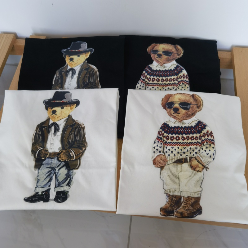 RL女士夏季圆领小熊短袖t恤上衣