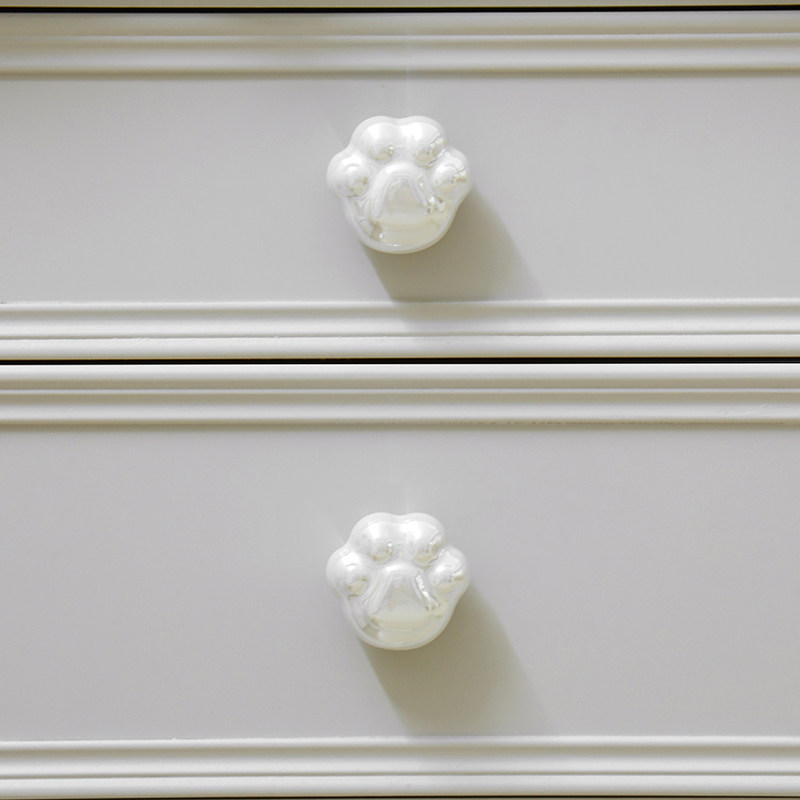 萌趣猫爪衣柜拉手可爱抽屉小把手