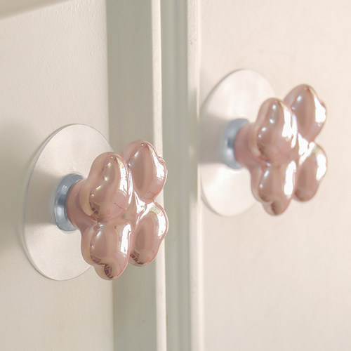 法式幸运四叶草免打孔衣柜拉手