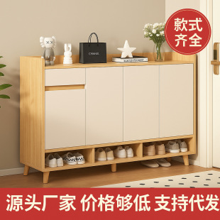 实木芯鞋 入户玄关柜阳台储物简易 柜家用门口室内新款 2025爆款