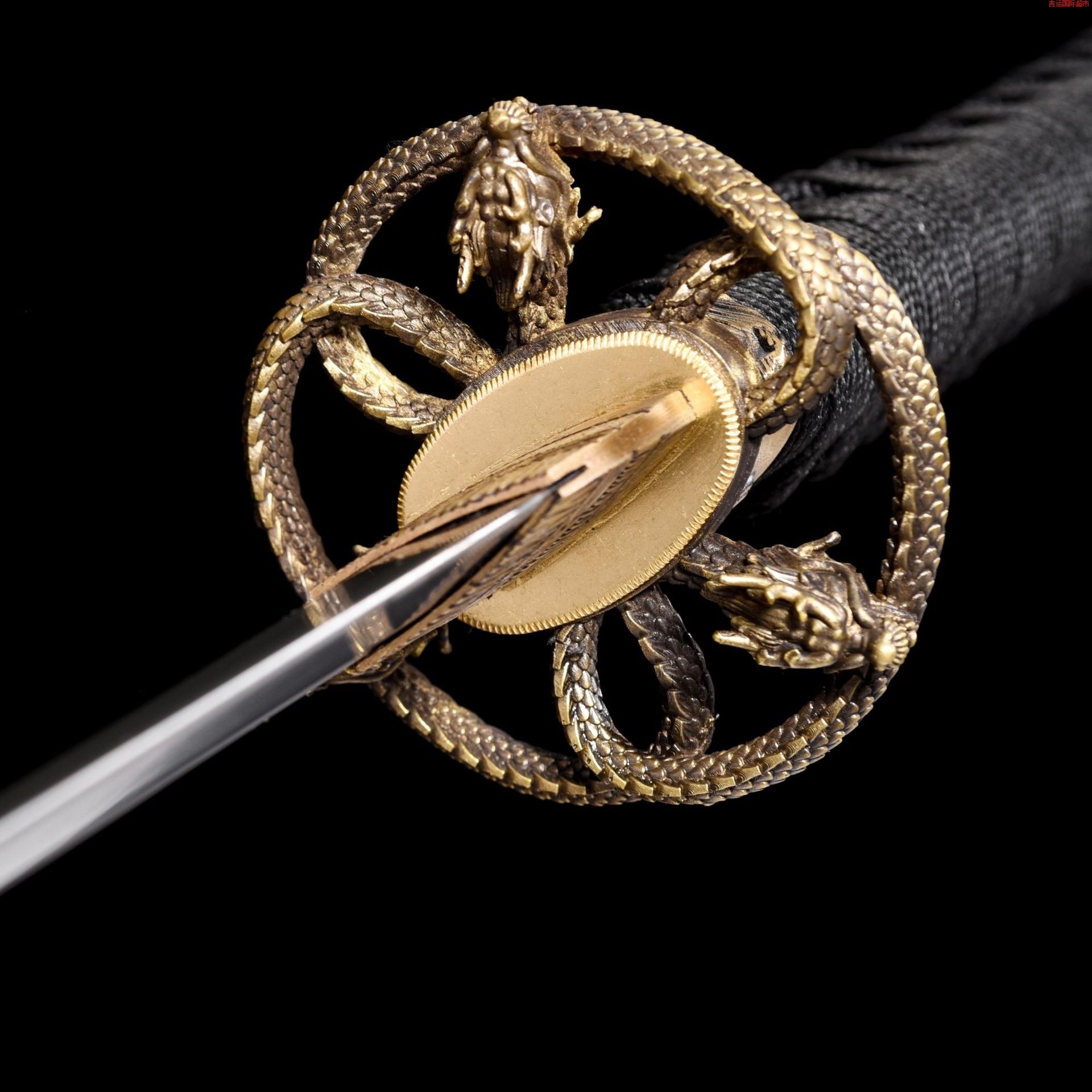 锻打刀剑高锰钢一体防身冷兵器日式指挥太刀打刀宝剑收藏未开刃