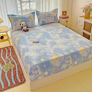 定做牛奶绒法莱绒床笠床罩90*100*105*120*135*190儿童榻榻米床罩