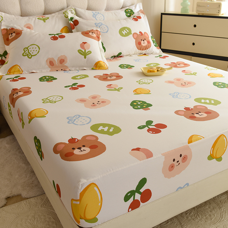 定做全棉纯棉卡通儿童床笠床包