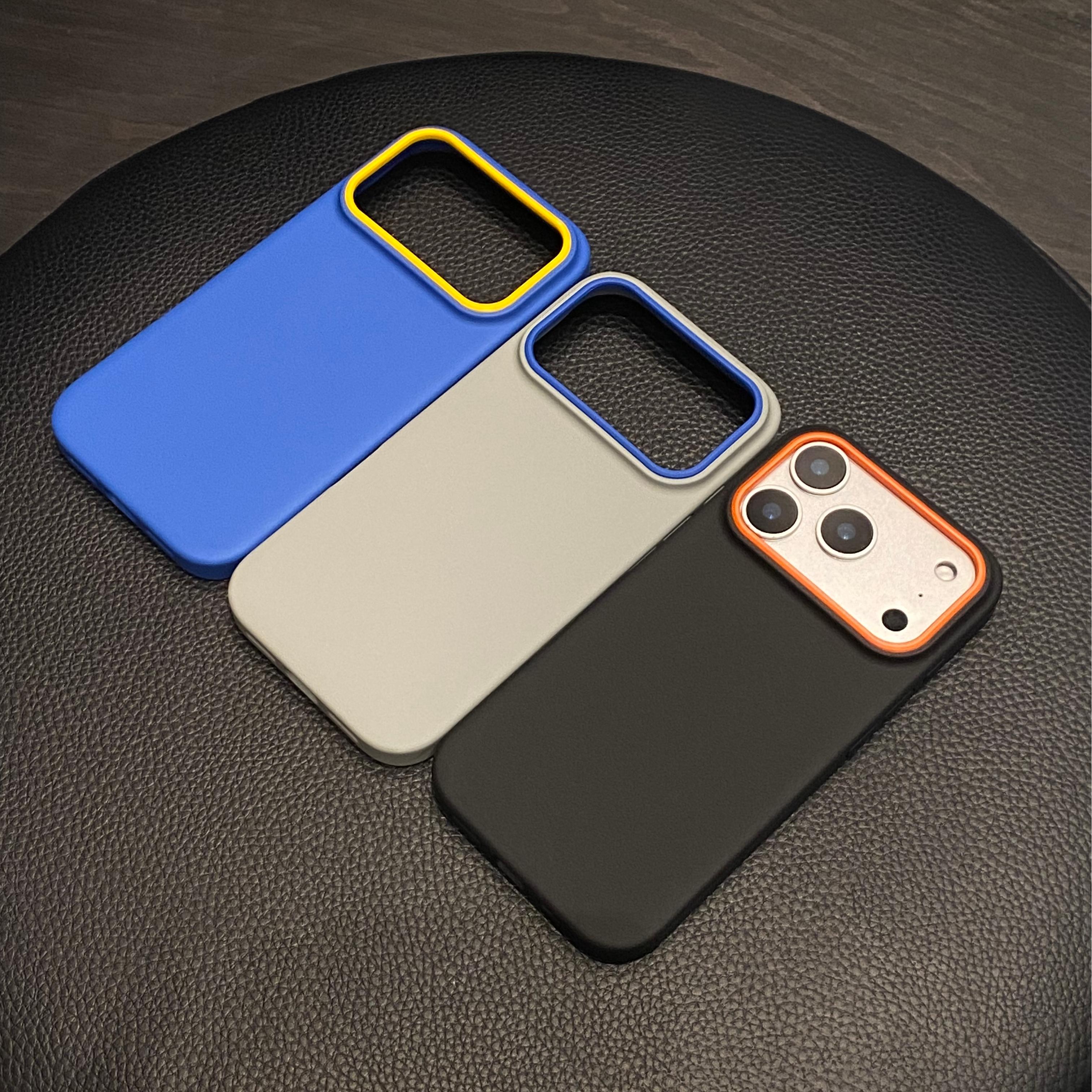 适用iphone18pro手机壳撞色磁吸