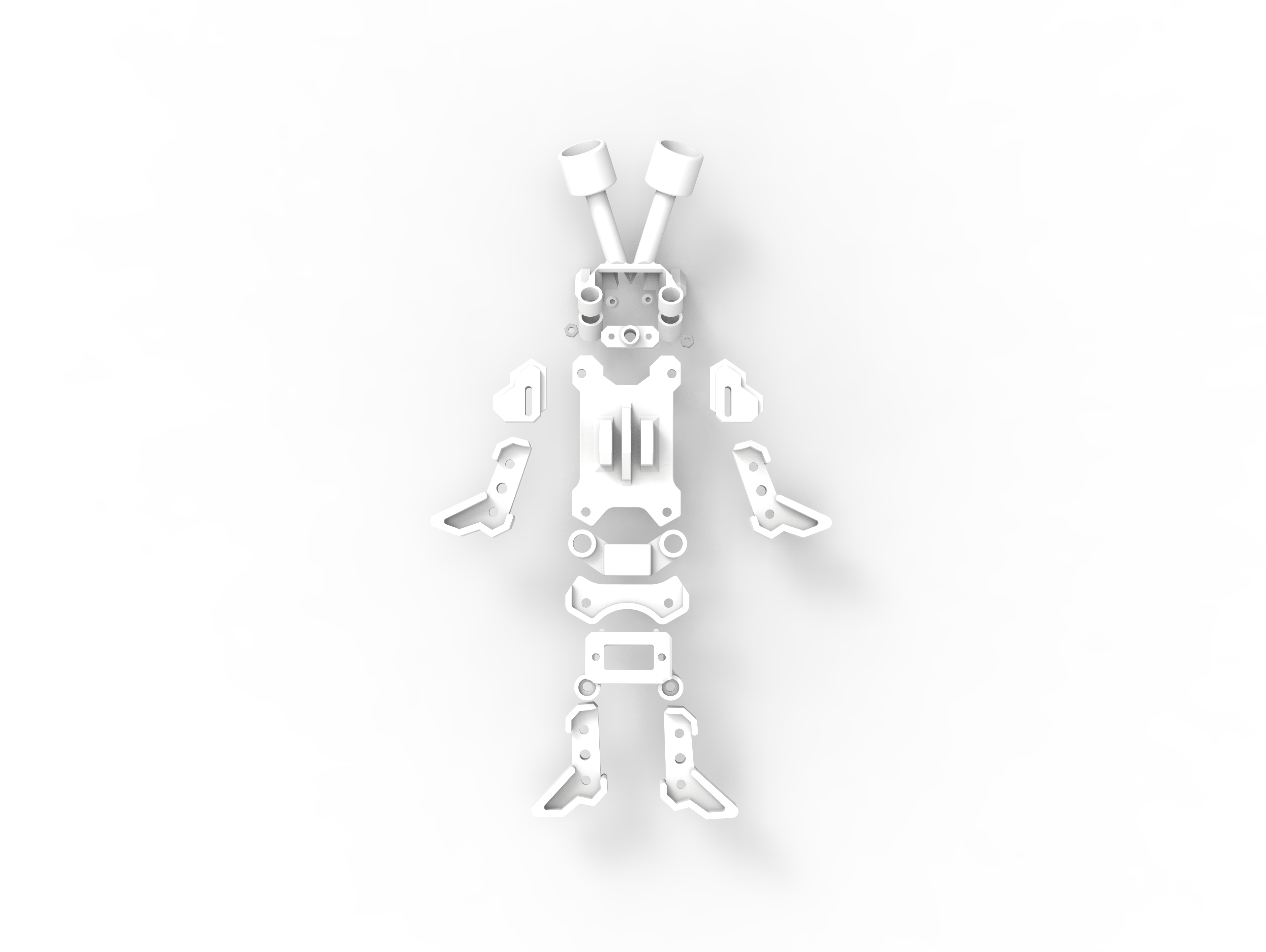 tryingfly五寸V2机架3d打印配件