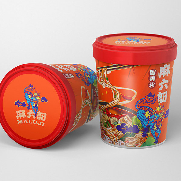 麻六记爆款酸辣粉汪小菲直播桶装