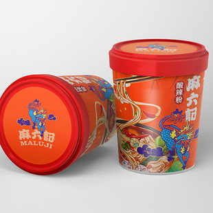 麻六记爆款 酸辣粉 汪小菲直播推荐 小菲哥推荐桶装非油炸红薯粉