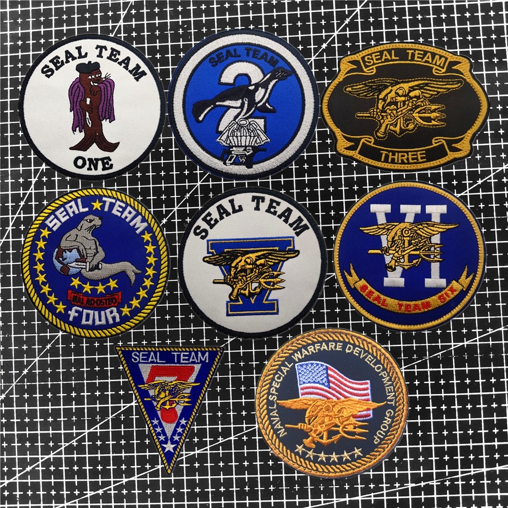 美剧sealteam魔术贴徽章 美国海豹突击队臂章 战术士气章背包贴章