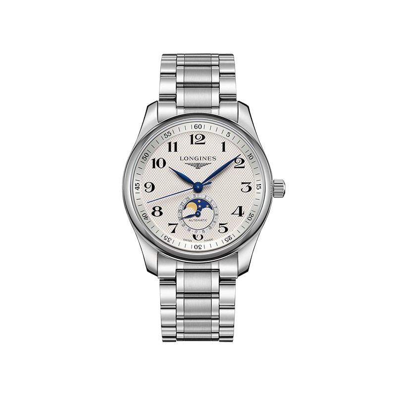 浪琴/Longines名匠系列自动机械镶钻钢带瑞士男表L2.909.4.78.6