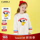 ILOVEJ童装 上衣JWFTO54 长袖 秋季 男童女童小狗宽松休闲T恤韩版