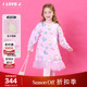 女童兔子印花连衣裙网纱 ILOVEJ童装 25冬装 JWWOP25
