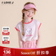 ILOVEJ韩国童装 JXUTO12 T恤透气上衣 夏季 女童小猫莫代尔无袖