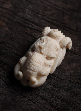 11号立体象神鹿角雕刻轻奢小众项链男高级感毛衣项链女生新款潮绳