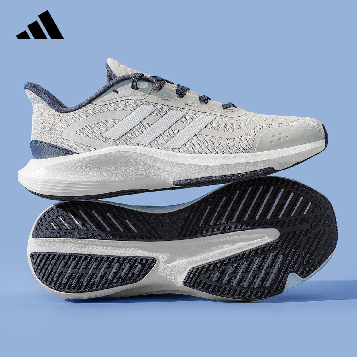adidas阿迪达斯男鞋官方正品新款慢跑运动鞋透气休闲跑步鞋JP9792