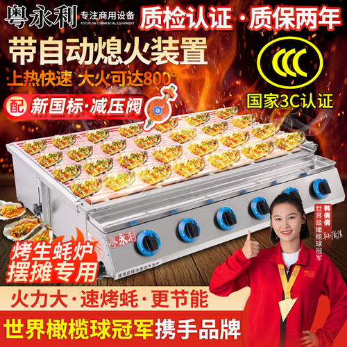 新国标烤生蚝专用炉源头厂家