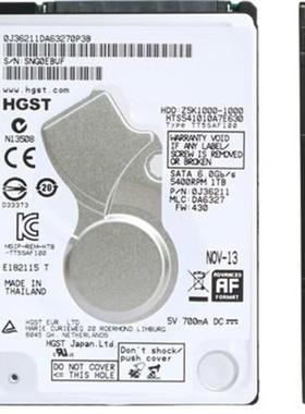 1TBSATA5400转笔记本硬盘(HTS541010A7E630)