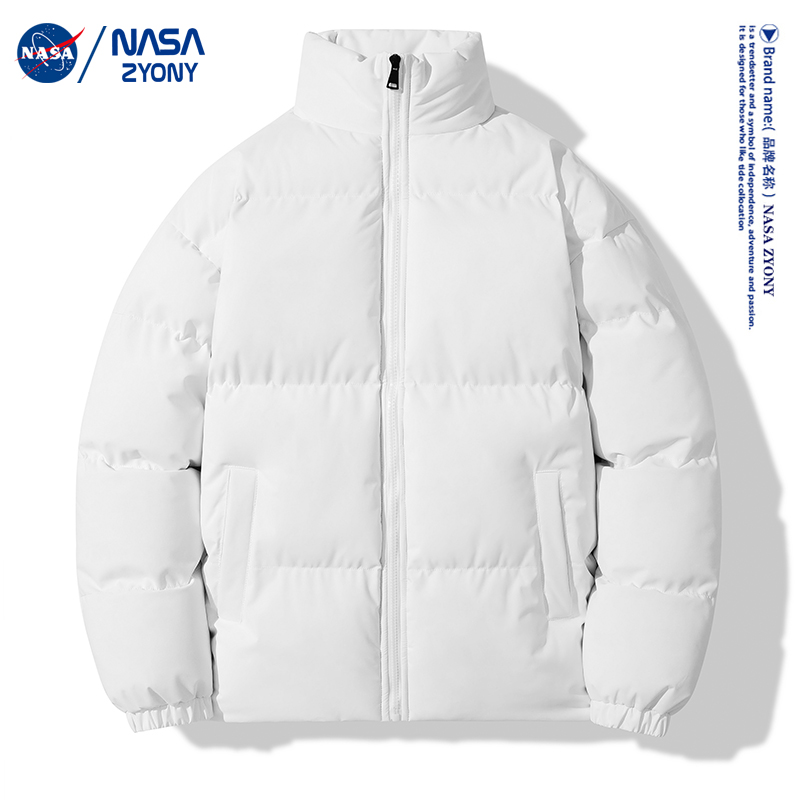 NASA联名冬季新款情侣立领棉衣男女款