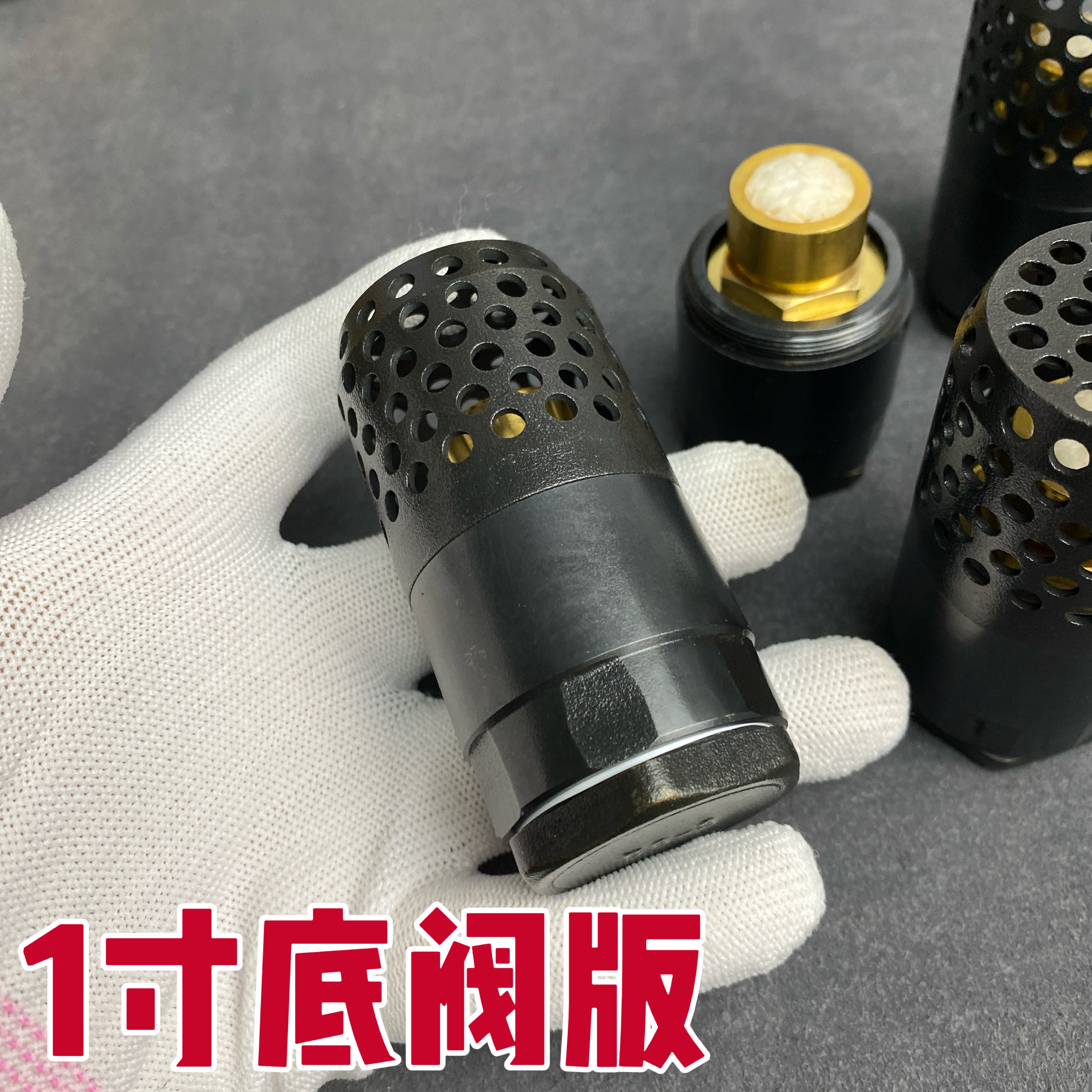 1寸底阀diy手工怀炉取暖加厚暖手神器 渲染太空黑