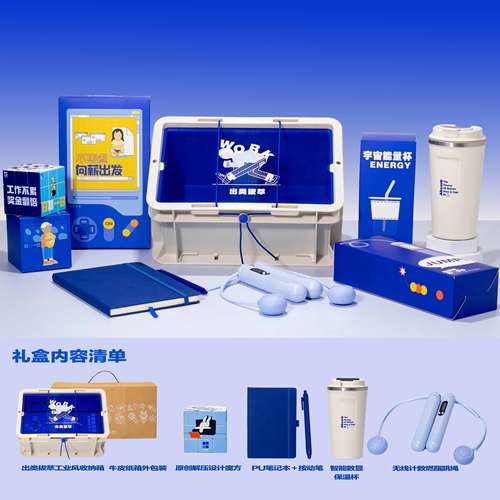 定制企业员工入职礼品礼鱼工业风