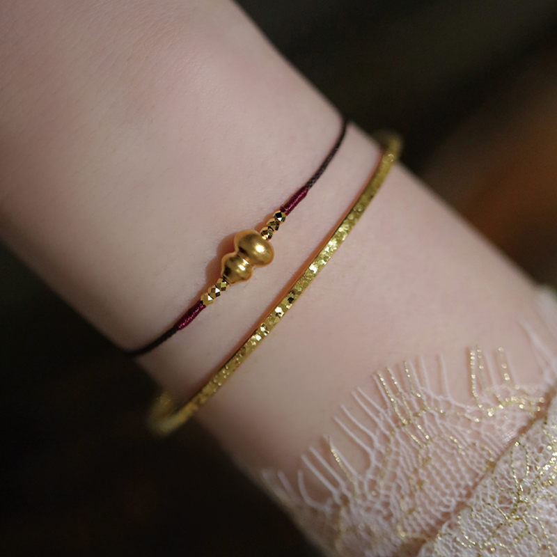 SUMOJEWEL女足金编绳手链