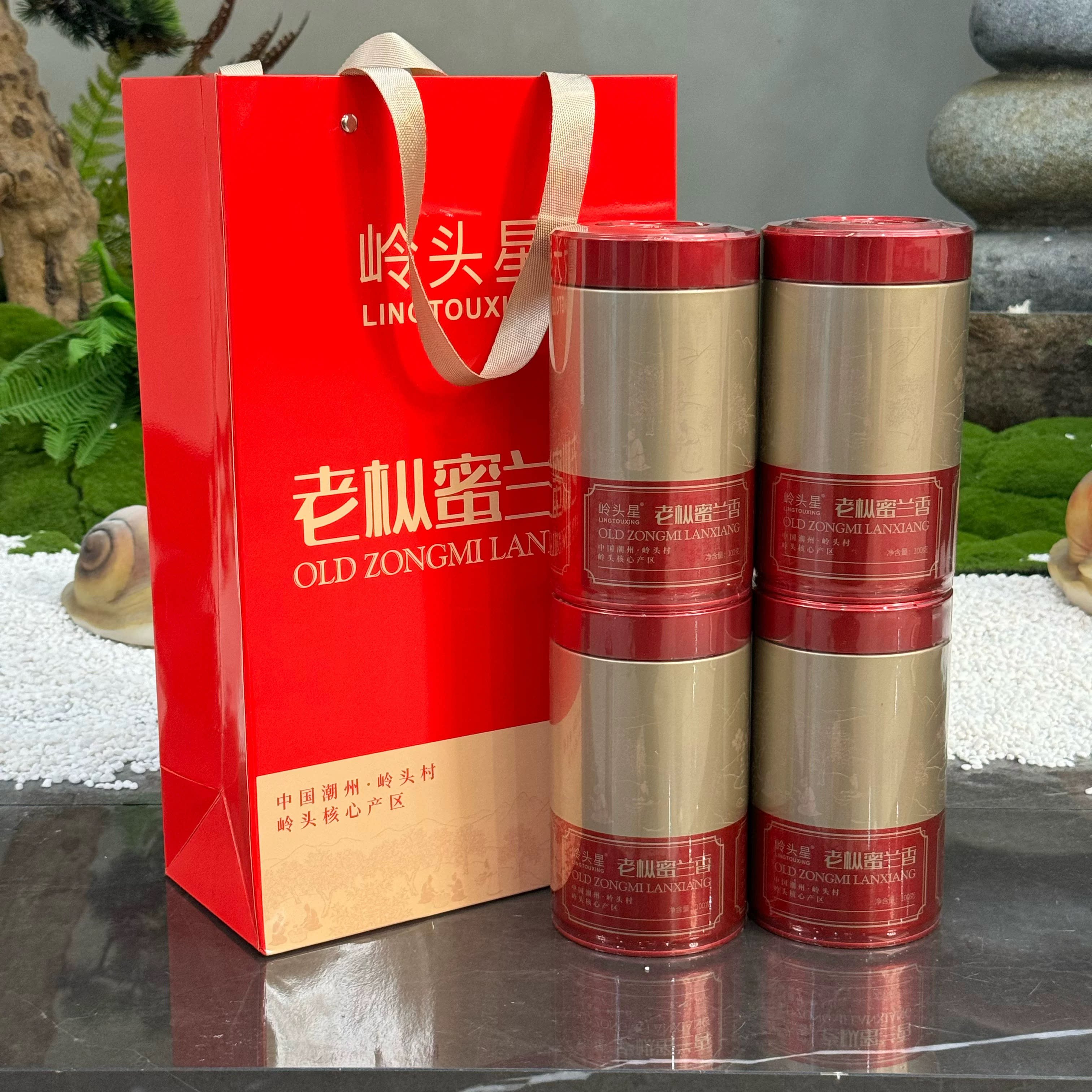岭头星茶叶 老枞蜜兰香 潮州凤凰单丛 单枞 乌龙茶 罐装 口粮茶