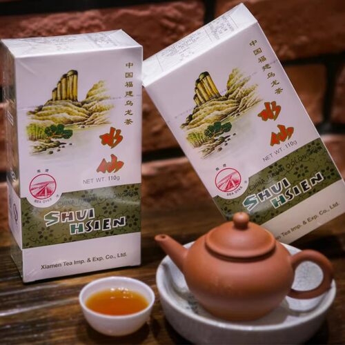 海堤牌水仙AT203乌龙茶浓香型炭焙足火茶盒装散茶110克口粮茶