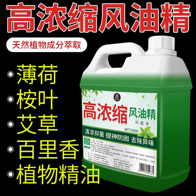 老牌子风油精桶装家用拖地提神