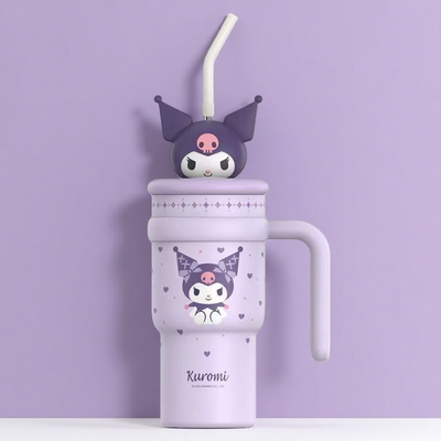 三丽鸥库洛米700ml保温吸管杯