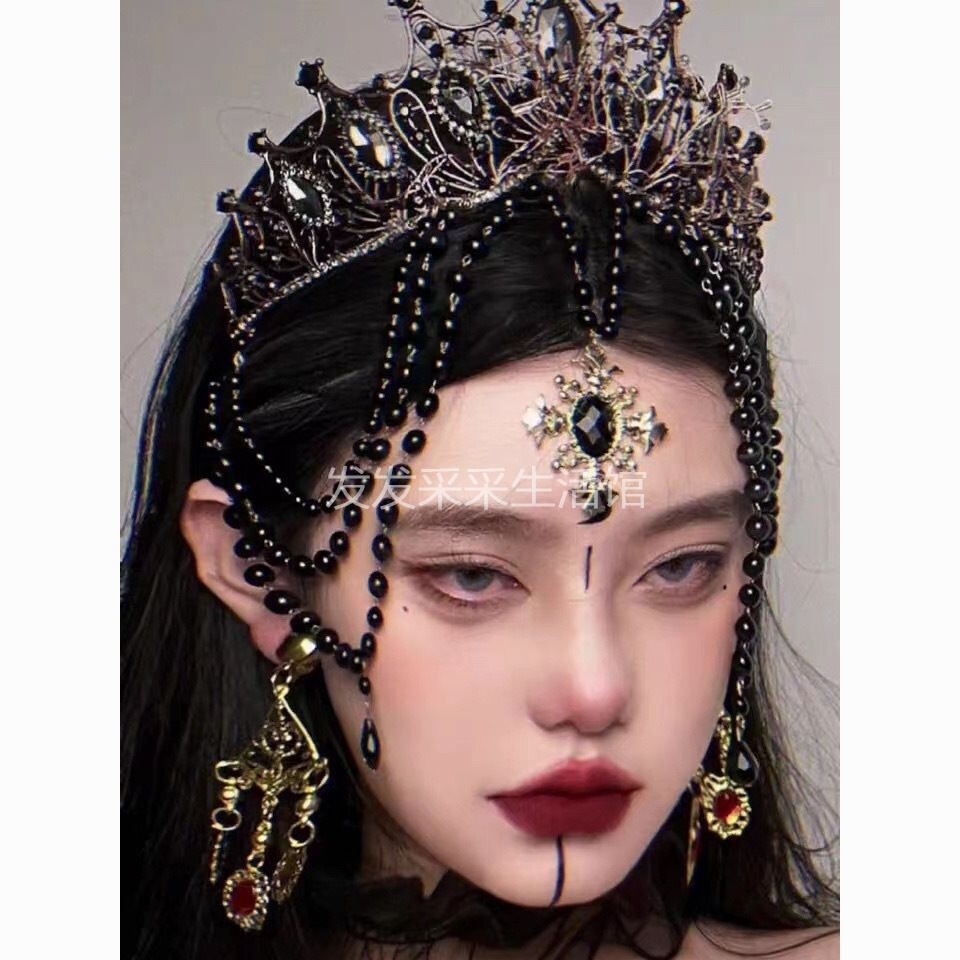 Lolita头饰圣母皇冠洛丽塔宫廷