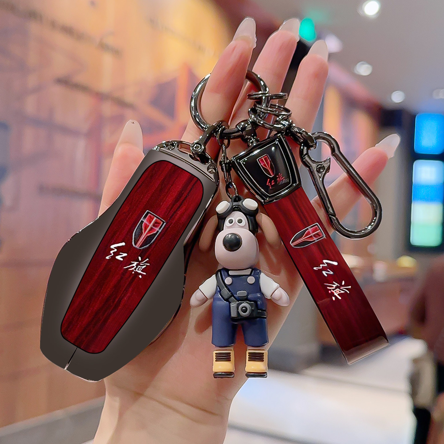 红旗hs6钥匙套2026款hs6phev240智混版一汽220四驱全包遥控壳男女