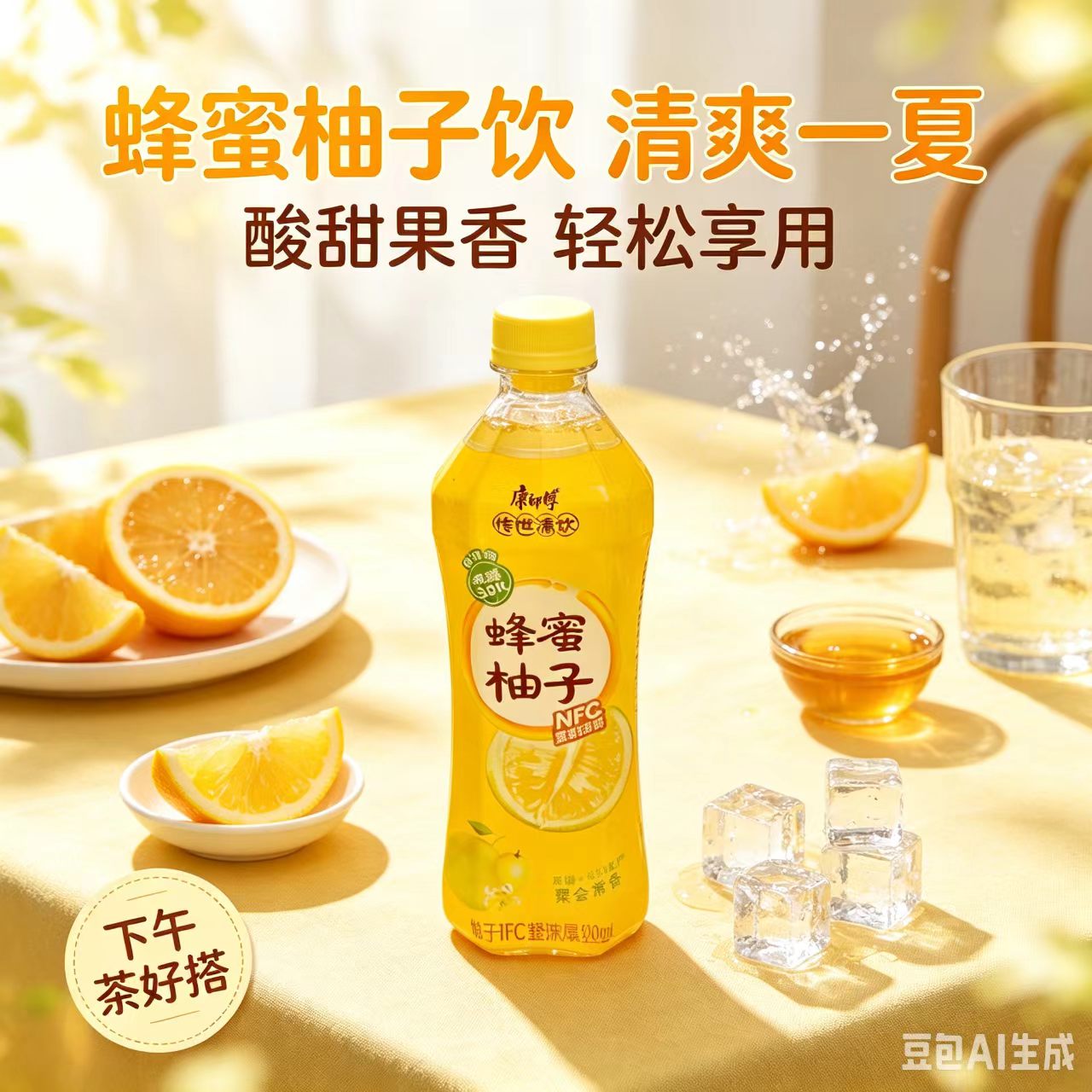 康师傅蜂蜜柚子风味500ml*10瓶