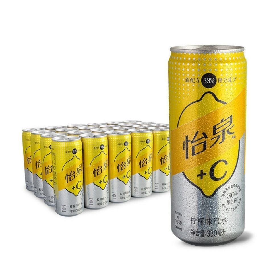 怡泉+C柠檬味汽水330ml