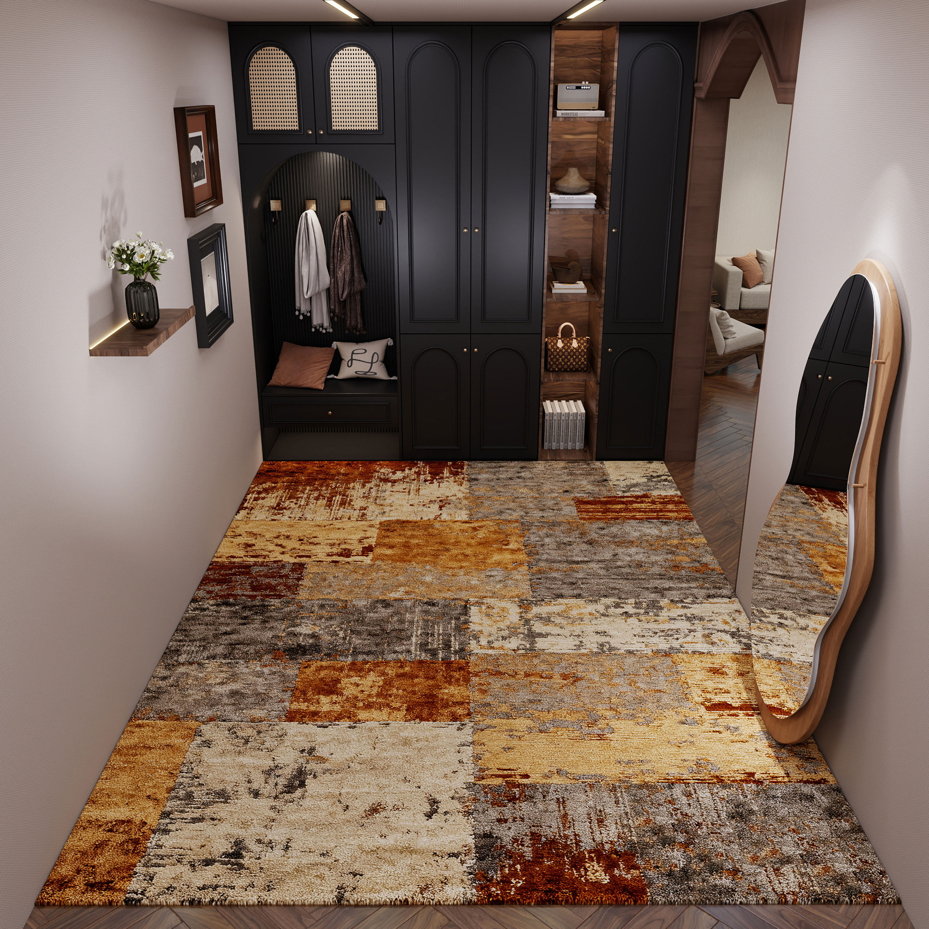 入户门地垫2025新款进门脚垫家用玄关地毯门口防滑耐磨可裁剪垫子,居家布艺,入户地垫,淘宝优惠券,粉丝福利购,淘宝优惠卷