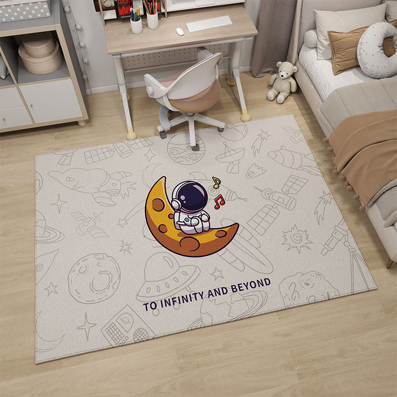 儿童地毯电脑椅子防滑地垫阅读区书房书桌学习桌客厅卧室床边垫子