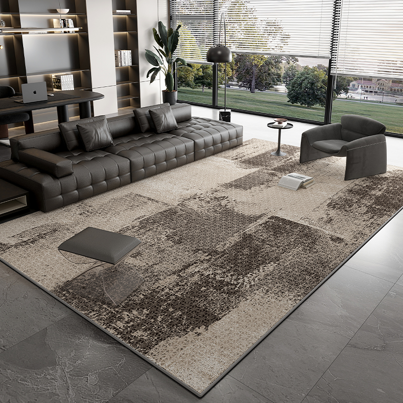 北欧客厅地毯2024新款家用卧室沙发茶几地垫大面积全铺床边垫防滑