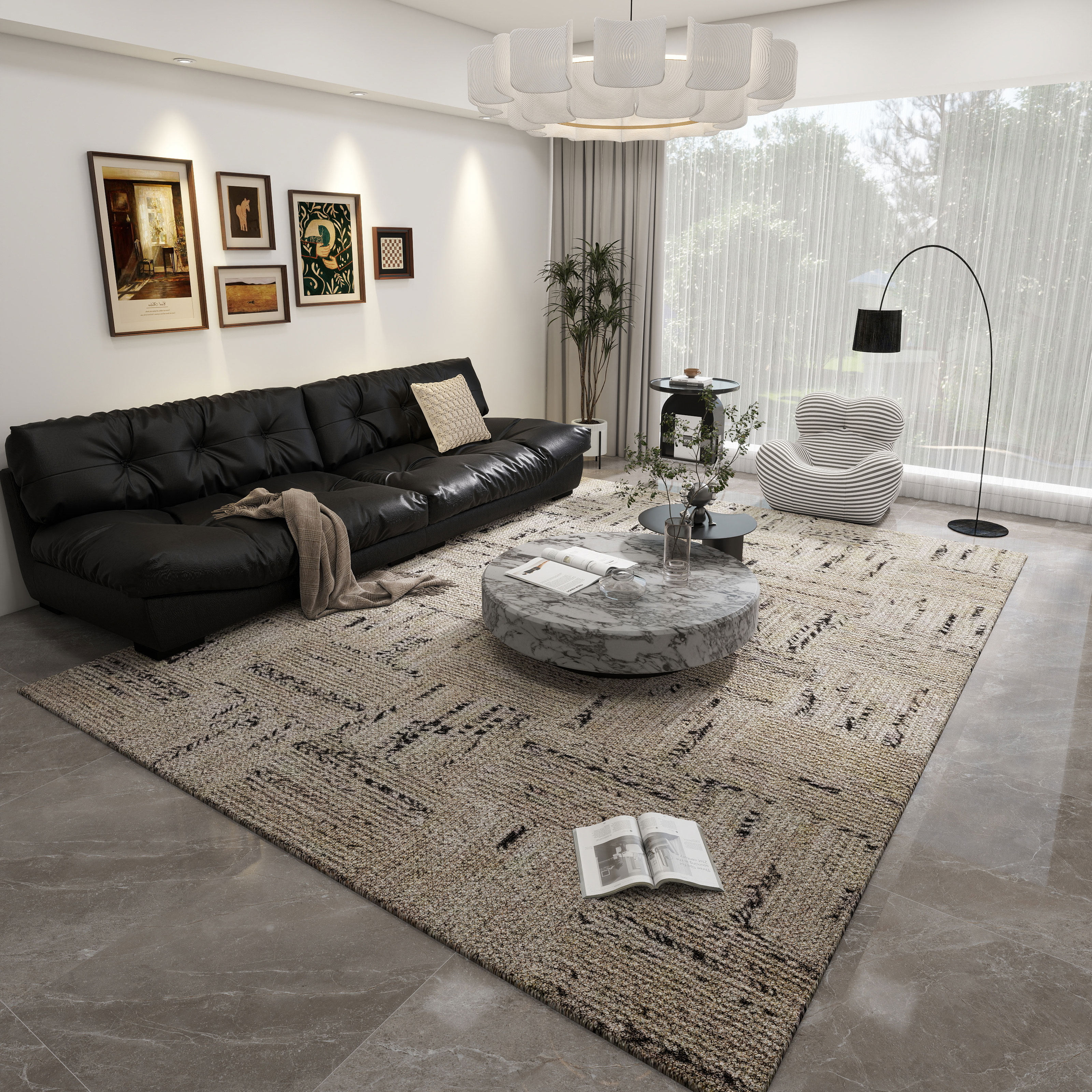 法式复古地毯客厅2025新款轻奢高级感沙发茶几毯卧室床边毯大面积,居家布艺,地毯,淘宝优惠券,粉丝福利购,淘宝优惠卷